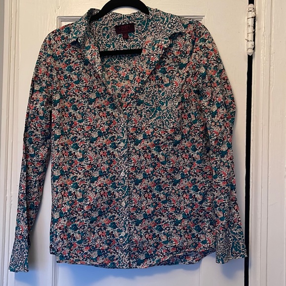 JCrew Cotton Liberty Blouse - Picture 1 of 2